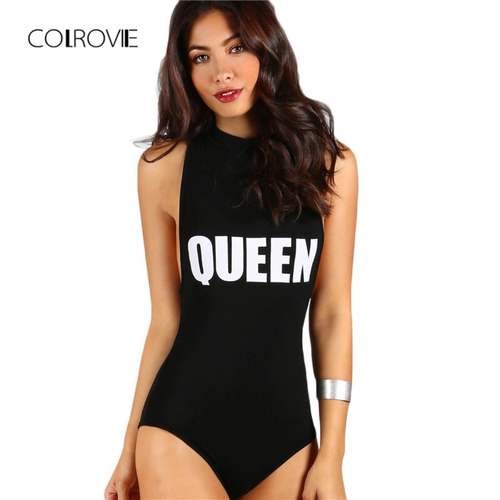 Just in!!! Black “Queen”bodysuit